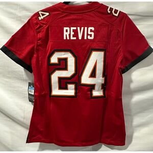 Red Nike NFL On Field Tampa Bay Buccaneers Jersey Women's M #24 REVIS